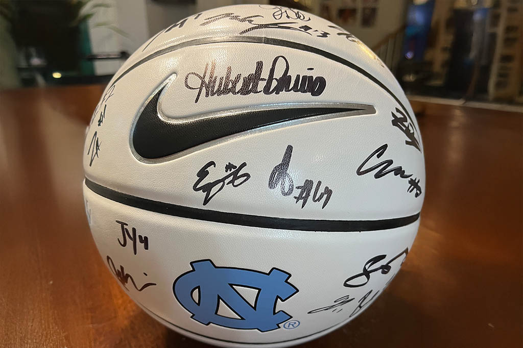 Autographed UNC Basketball