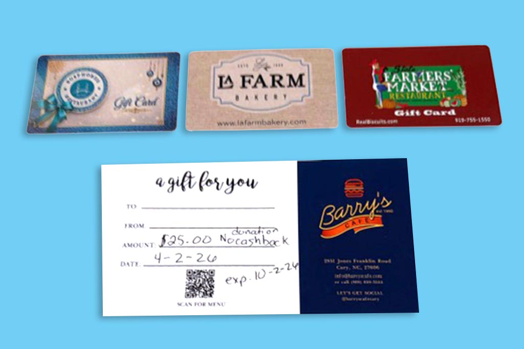 Eats & Sweet Treats Gift Card Package